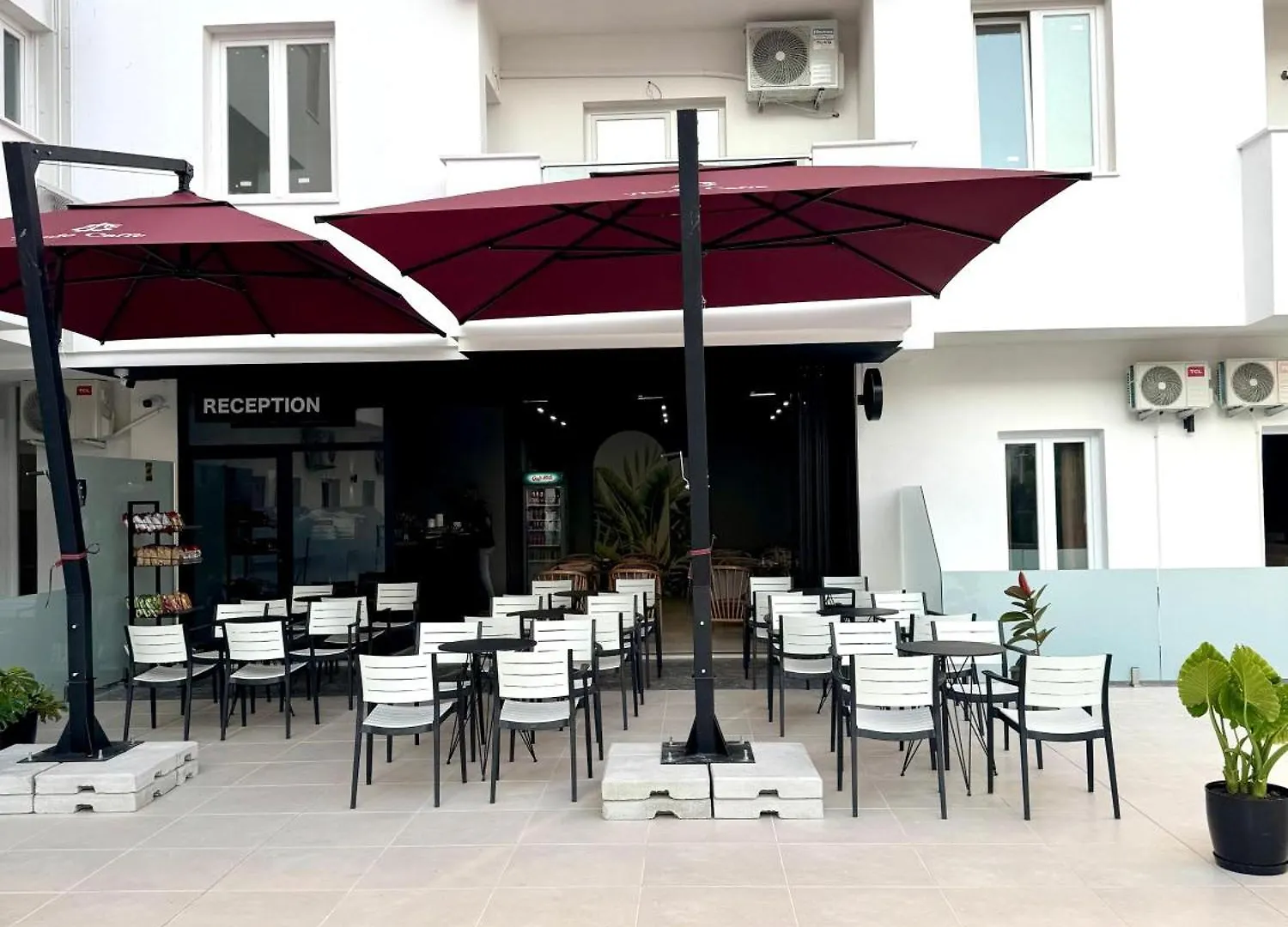 White Arena Apartments Golem